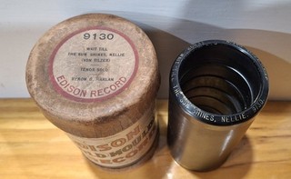 EDISON 2 MINUTE CYLINDER RECORD #9130 THE SUN SHINES NELLIE BYRON G HARLAN