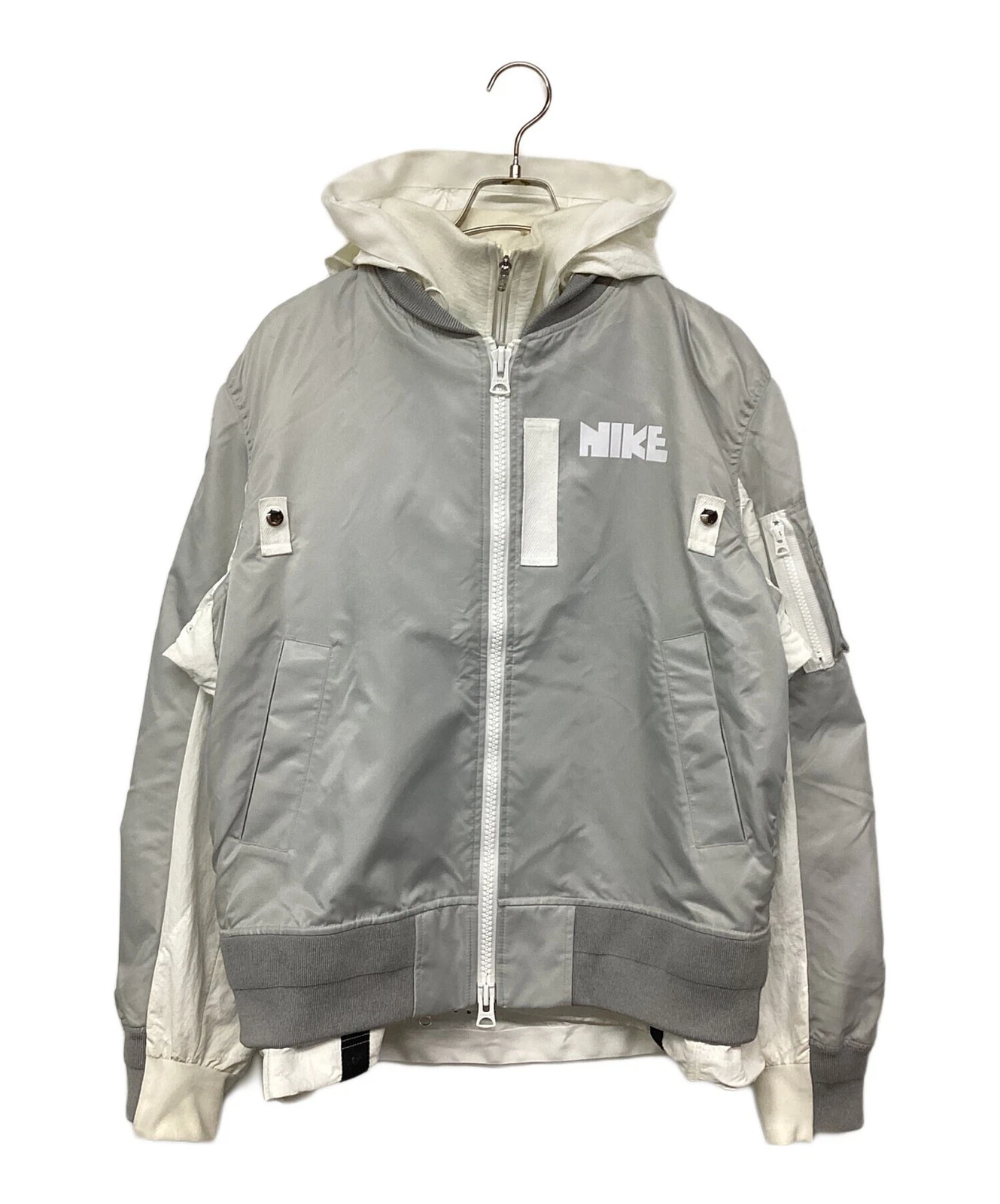 NIKE sacai NRG LAYERED JKT NRG giacca a strati grigio taglia: M