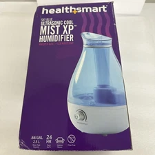 New Open Box Healthsmart Ultrasonic, Cool Mist Xp Humidifier Quiet Night Light