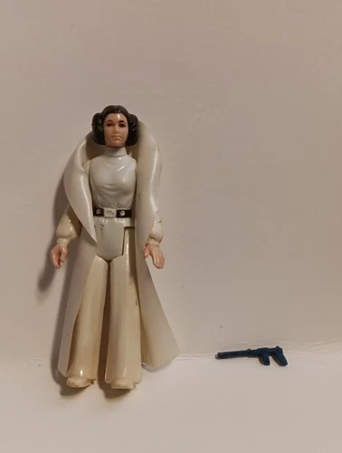 Vintage 1977 Star Wars Princess Leia With Cape & Blaster Stains Fast Shipping