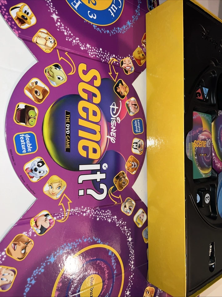 Lot 2 Disney Scene It DVD Game 1st 2nd Edition Complete Games Token Cards GUC - Image 3 of 4