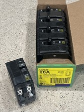 Square D QO220 5 PACK 20A 2P 120/240V Circuit Breaker US SELLER Lot of 5 NEW