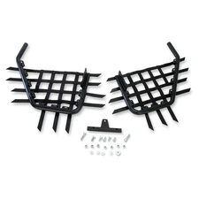 DG Performance Alloy Nerf Bars-Black Textured Bar-Black Web for 2007 Yamaha