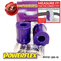 PFF57-209-18 Powerflex StraßEn Hintere Anti-Roll-Bar Buchsen 18Mm