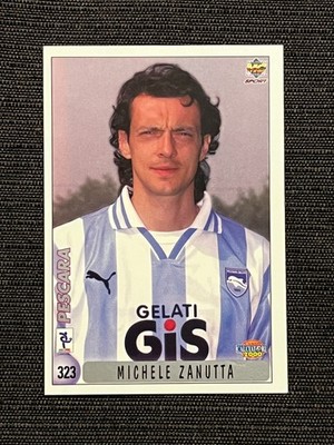 WELTEN CHROM KARTE FUSSBALLSPIELER 2000 ZANUTTA/GREGORI PESCARA # 323 KEINE PANINI