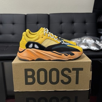 adidas Yeezy Boost 700 Sun Black Orange Men's GZ6984 Sneakers