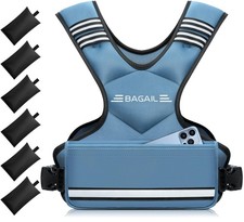 	BAGAIL Adjustable Weighted Vest 4-10lb/12-18lb/20-32lb Rucking Vest for Wome...
