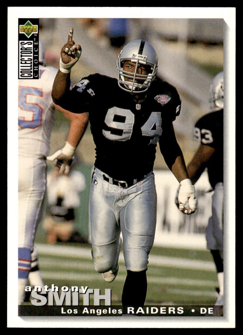 1995 Collector's Choice #314 Anthony Smith – Raiders