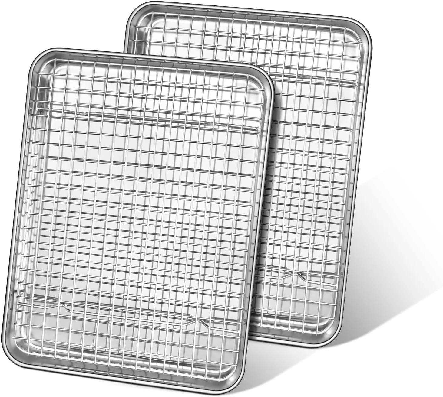 Quarter Sheet Pan with Cooling Rack, 1/4 Cookie Sheets for Baking, Wire Rack fo
Opens in a new windo