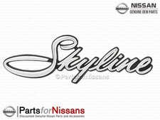 Genuine Nissan Hakosuka Jdm Skyline Side Emblem 78842-a8051 Genuine Nissan Hakosuka Jdm Skyline Side Emblem 78842-a8051