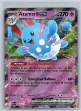 Azumarill ex 084/217 Double Rare Ascended Heroes Pokemon Holo Near Mint