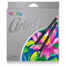 KREDKI COLORINO ARTIST OŁÓWKOWE OKRĄGŁE 24 KOLORY Patio