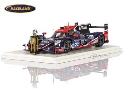 Oreca 07 Gibson LMP2 United Le Mans 2020 Sieger LMP2 mit Pokal Hanson Spark 1:43