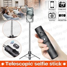 Smartphone Selfie Stick Bluetooth Stativ Teleskop Stange Fernbedienung Handy DHL