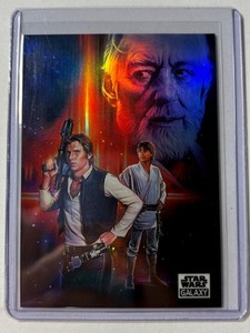 2021 Topps Chrome Star Wars Galaxy Refractor #80 Birth of a Hero