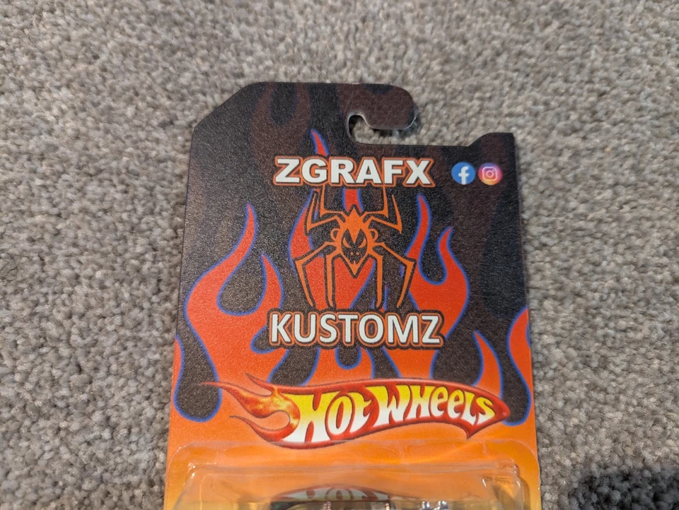 Hot Wheels Zgrafx Kustomz Popeye Power The Sailor Car Custom Fast Signs Sealed - Image 2 of 4