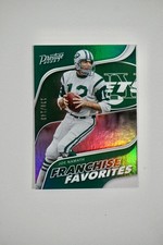 2023 Panini Prestige Joe Namath Franchise Favorites Xtra Points Green #'d /149
