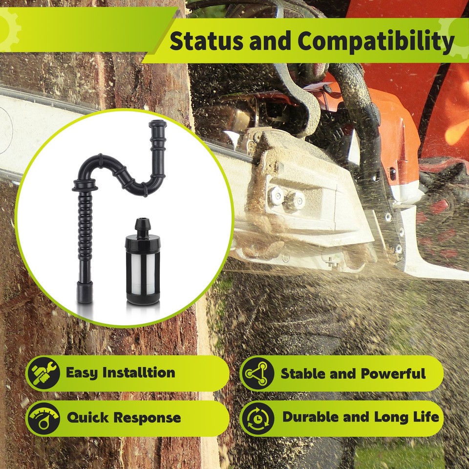 Tubo Benzina Di Ricambio Per Motoseghe Stihl 034, 036, 039, MS310, MS360, MS390