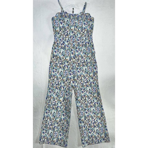 Anthropologie Maeve US 12 Wide Leg Jumpsuit Floral Button Front Women’s - Picture 10 of 19
