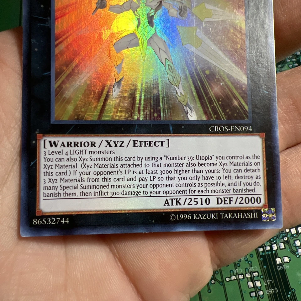 Number S39: Utopia Prime - CROS-EN094 - Super Rare Unlimited Yugioh Card - Image 4 of 4