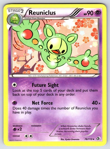 Reuniclus 76/113 Rare Legendary Treasures Pokemon LP