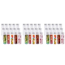 Tube à Essai En Plastique 45 Pièces 110 Ml, Tubes à Essai Plats Transparent5183