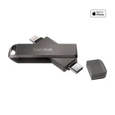 SanDisk 64GB iXpand Flash Drive Luxe, for iPhone and iPad - SDIX70N-064G-GG6NN