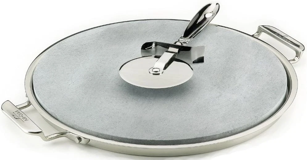 Specialty Stainless Steel & Soapstone Pizza Stone 13 Inch Oven Broiler Safe 600F
Opens in a new wind