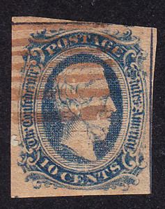 CSA Scott 10 old 10c Davis with frame lines U/F CV $1,400 !!!