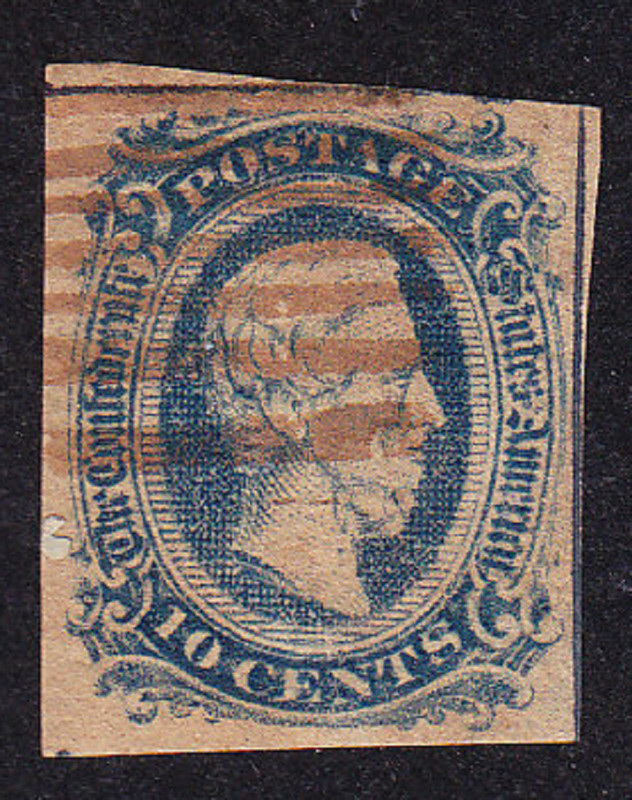 CSA Scott 10 old 10c Davis with frame lines U/F CV $1,400 !!!