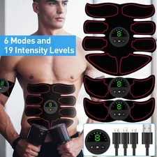 Unisex Arms, Leg Electric EMS Muscle Strengthening & Fat Burning Stimulater Belt