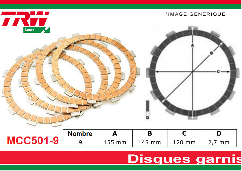 Kit embrayage renforcé KTM SX 360 anti-patinage pour motocross 1996-1997