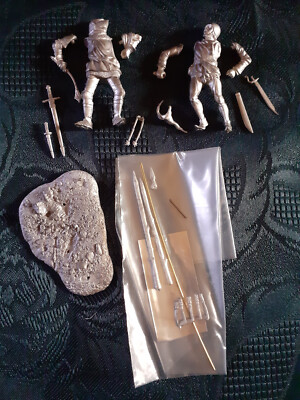 Figurines SOLDIERS SD-2 Kit 54 Mm - Azincourt 1415 - G. Martel, Métal Blanc, Non Assemblé