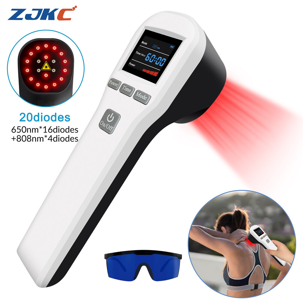 ZJKC 880mW Pain Relief Laser Therapy Device Dual Wavelength 650nm 808nm