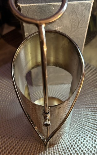 Vintage Silver Plated Wine Liquor Bottle Holder Pourer Server Rare - Picture 7 of 9