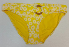 NWT AMERICAN EAGLE AERIE YELLOW  WHITE DAISY SWIM BOTTOMS CHOOSE YOUR SIZE 