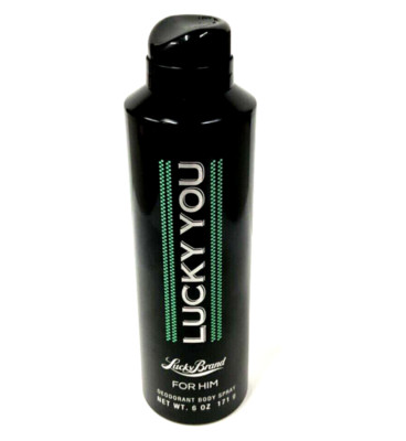 Lucky You by Lucky Brand for Men - 6 oz  171 g Body Spray Free shipping