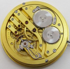 large IWC Pocket watch movement 55231 for parts 17j. Open Face