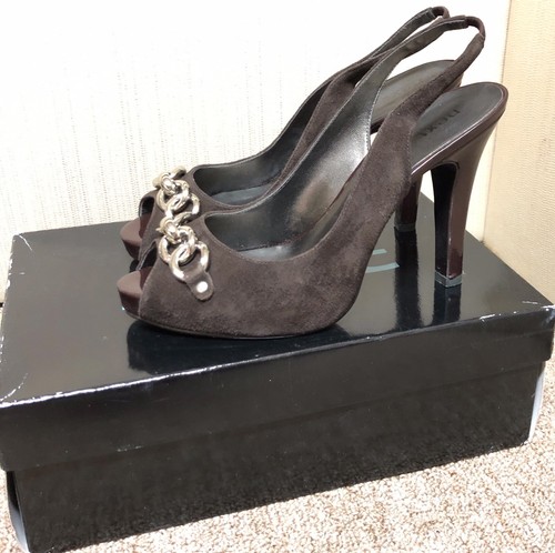 "NEXT"", zapatos de mujer talla 7, usados, color marrón oscuro, buen estado - Imagen 10 de 12