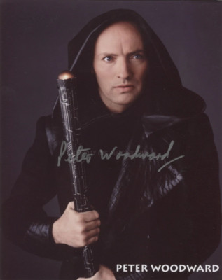 PETER WOODWARD als Galen - Kreuzzug / Babylon 5 ORIGINAL SIGNED AUTOGRAMM