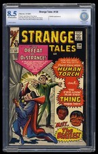 Strange Tales #130 CBCS VF+ 8.5 Cameo by The Beatles! 1965! Jack Kirby!