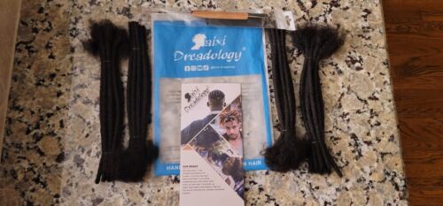 Daixi 0,6 cm Dicke 12 Zoll - 40 steht 100 % echtes Echthaar Dreadlock Afro Kinky - Bild 2 von 8