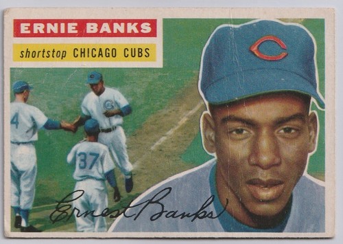 1956 Topps # 15 Ernie Banks, VG