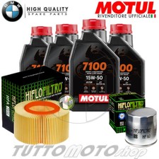 Tagliando BMW R 850 R 1995 1996 1997 1998 1999 2000 Olio Motul 7100 Filtri R850