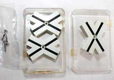 FLEISCHMANN HO + N 6913, x3 SYMBOLE DE CROISEMENT + VISSES TRAIN ELECTRIQUE NEUF