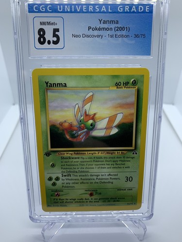Yanma (1st Edition) graded CGC 8.5 for sale on eBay