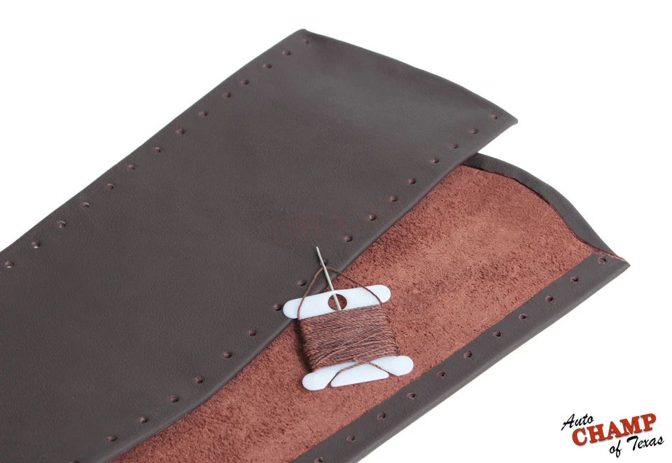 Для 2015 2016 Dodge Ram 1500 2500 Laramie кожаный чехол на руль, Dk коричневый - Изображение 4 из 4