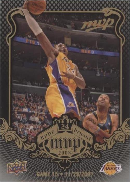 2008-09 Upper Deck MVP - Kobe Bryant #KB-15 - 1 of 2