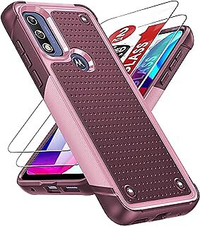 LeYi for Moto G Pure Case| Moto G Play 2023/ G Power 2022 Case with Screen Prote