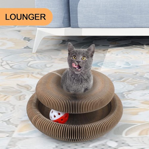 Magic Organ Cat Scratching Board Interactive Scratch Pad with Ball Cat Scratcher eBay